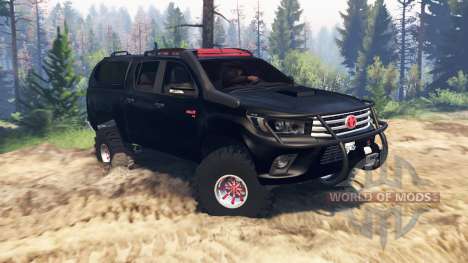 Toyota Hilux Double Cab 2016 v2.0 pour Spin Tires