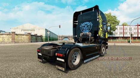 Le Borussia Dortmund de la peau pour Scania cami pour Euro Truck Simulator 2