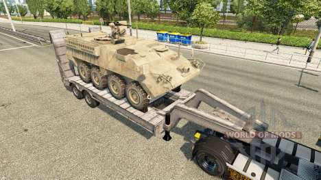Semi Durchführung militärischer Ausrüstung v1.6 für Euro Truck Simulator 2