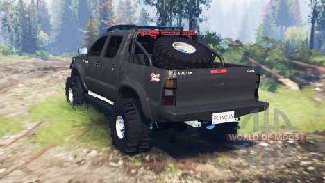 Toyota Hilux 2013 v4.0 pour Spin Tires