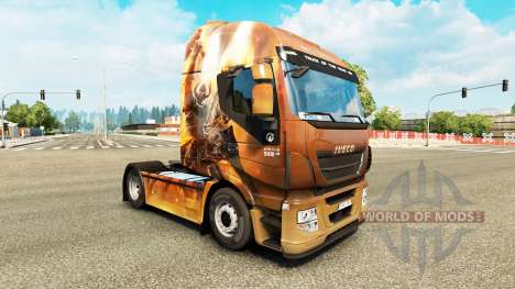 La peau Fantasy les Chevaliers sur le camion Ive pour Euro Truck Simulator 2