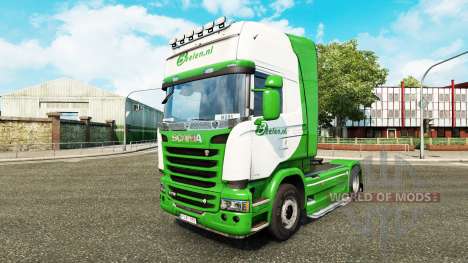 La peau Beelen.nl pour tracteur Scania pour Euro Truck Simulator 2