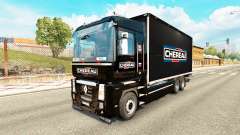 La peau Chereau pour tracteur Renault Magnum tandem pour Euro Truck Simulator 2