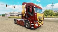 La peau Iron Man sur tracteur Iveco pour Euro Truck Simulator 2
