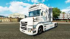 White Dragon skin für den truck Scania T für Euro Truck Simulator 2
