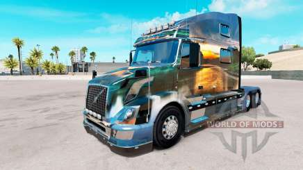 La Nature de la peau pour les camions Volvo VNL 780 pour American Truck Simulator