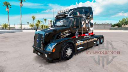 La peau de Big Mama Tatouage sur le tracteur Volvo VNL 670 pour American Truck Simulator