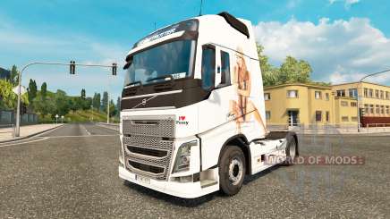 Haut ich Liebe Pussy für Volvo-LKW für Euro Truck Simulator 2