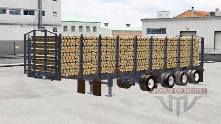 Un camion semi-remorque Manac pour American Truck Simulator