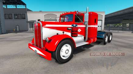 La peau de Bois Tech sur le camion Kenworth 521 pour American Truck Simulator