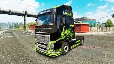 Haut Kawasaki Ninja für Volvo-LKW für Euro Truck Simulator 2