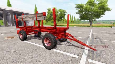 Holz-Anhänger-Krone für Farming Simulator 2017