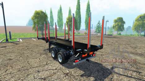 Semi-remorque Fliegl timber pour Farming Simulator 2015
