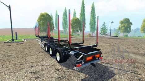 Semi-trailer Fliegl timber v3.0 für Farming Simulator 2015