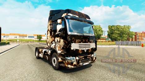 La peau de l'Horreur de la Nuit sur un tracteur  pour Euro Truck Simulator 2
