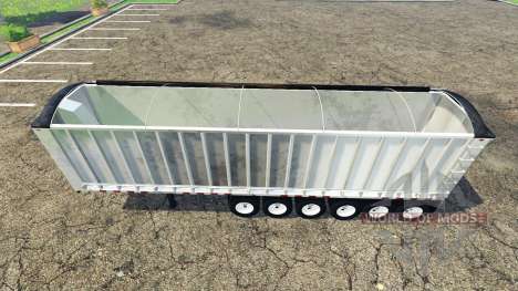 Les six essieux de la semi-remorque camion v2.0 pour Farming Simulator 2015