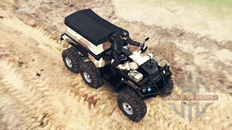 Can-Am Outlander 6x6 pour Spin Tires