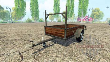 Simple essieu remorque v1.1 pour Farming Simulator 2015