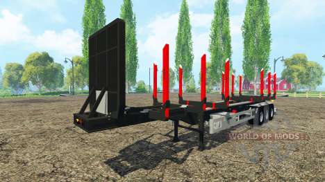 Huttner Holz trailer für Farming Simulator 2015