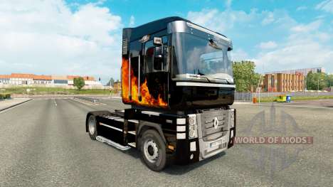 Le Phoenix de la peau pour Renault Magnum tracte pour Euro Truck Simulator 2