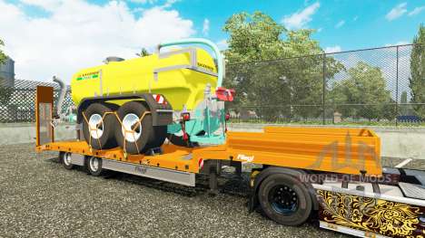 Bas de balayage avec une cargaison de machines a pour Euro Truck Simulator 2