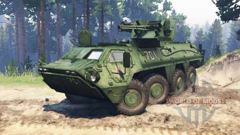 BTR-4E pour Spin Tires