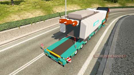 Bas de balayage à la charge du transformateur de pour Euro Truck Simulator 2