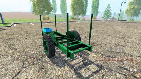 Rustikaler Holz-Anhänger für Farming Simulator 2015