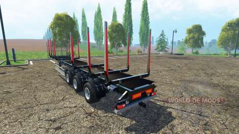 Semi-trailer Fliegl timber v2.0 für Farming Simulator 2015