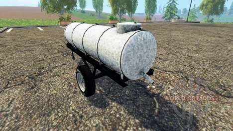 La remorque avec réservoir d'eau pour Farming Simulator 2015