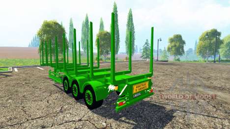 Semi-trailer Fliegl timber für Farming Simulator 2015