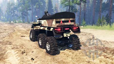 Can-Am Outlander 6x6 pour Spin Tires