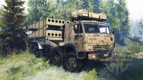 KamAZ 63501-996 Mustang v6.0 pour Spin Tires