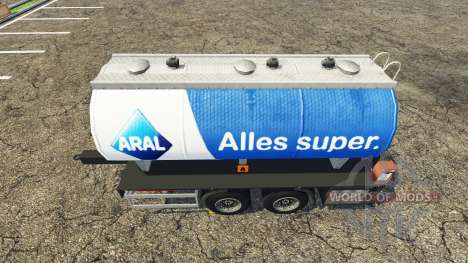 Carburant remorque d'Aral pour Farming Simulator 2015