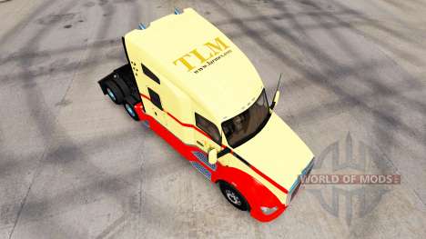 La peau sur TLM tracteur Kenworth T680 pour American Truck Simulator