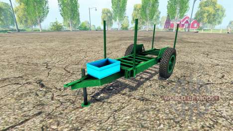 Rustique en bois de la remorque pour Farming Simulator 2015