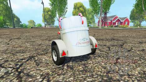 Anhänger mit tank für Milch für Farming Simulator 2015