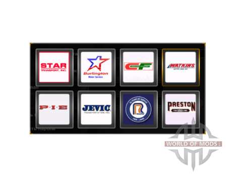 Des logos de société, États-unis pour American Truck Simulator