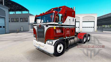 La peau Billie Joe sur tracteur Kenworth K100 pour American Truck Simulator