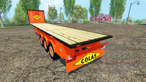 Die Auflieger-Plattform Cola für Farming Simulator 2015