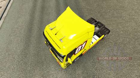 Racing Gelb der Haut für Renault Premium LKW für Euro Truck Simulator 2