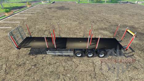 Le bois de la semi-remorque Fliegl v1.1 pour Farming Simulator 2015