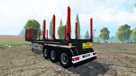 Huttner Holz trailer für Farming Simulator 2015