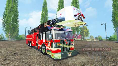 Camion de pompiers pour Farming Simulator 2015