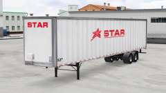 La Peau Étoiles Transport Inc. sur la remorque pour American Truck Simulator