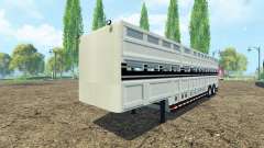 Semi-Tieflader für den Transport von Vieh für Farming Simulator 2015