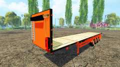 La semi-remorque plate-forme Colas pour Farming Simulator 2015