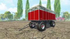 Remorque pour le transport de bétail pour Farming Simulator 2015