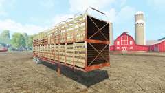 Semi-remorque-bovins transporteur pour Farming Simulator 2015