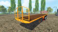 Semi-remorque Fliegl plate-forme pour Farming Simulator 2015